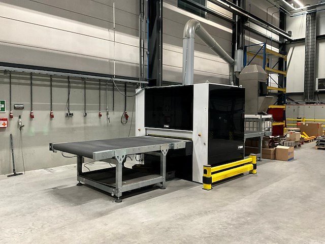 2023 q-fin f1500 wes6000 breedband ontbramen en allround finishing machine — foto 1