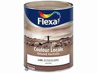 2x lak zijdeglans - 0.75 liter flexa, couleur locale, relaxed australia desert