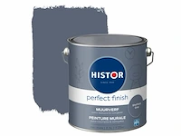 2x muurverf mat histor, perfect finish, sheffield grey, 2,5 liter