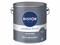 2x muurverf mat histor, perfect finish, sheffield grey, 2,5 liter - afbeelding 2 van  2