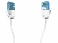 5x netwerkkabel 10 gbit/s u/utp 1,50 m hama, flexi-slim, cat-6a - afbeelding 2 van  2