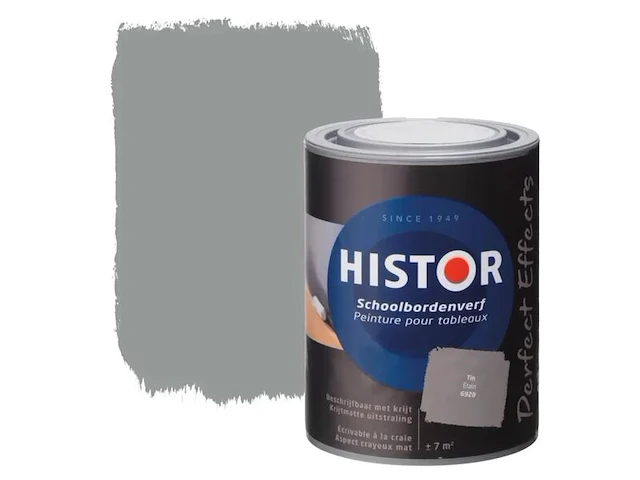 5x schoolbordverf histor, perfect effects, tin, 1 liter - afbeelding 1 van  2