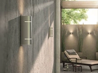 5x wandlamp 2x4.5w philips, shadow, antraciet