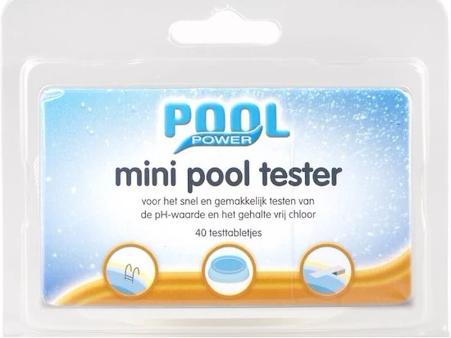 5x zwembadreiniging mini tester pool power - afbeelding 1 van  2