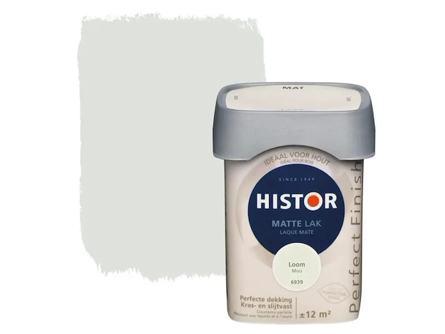 6x lak mat histor, perfect finish, loom, 750 ml - afbeelding 1 van  2