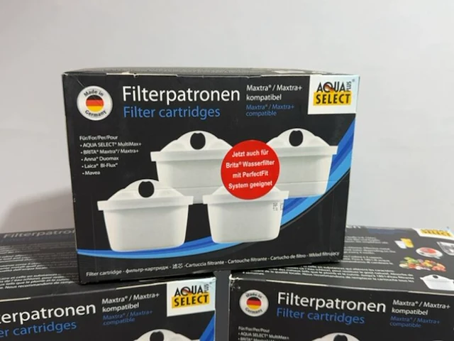 9x waterfilters aqua select, wit, alternatief voor brita maxtra - 9 dozen a 4 stuks - afbeelding 2 van  3