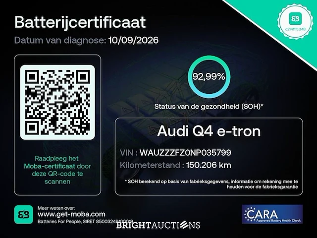 Audi q4 40 launch edition 77 kwh 204pk 2022 (origineel-nl), p-005-kh - afbeelding 13 van  38