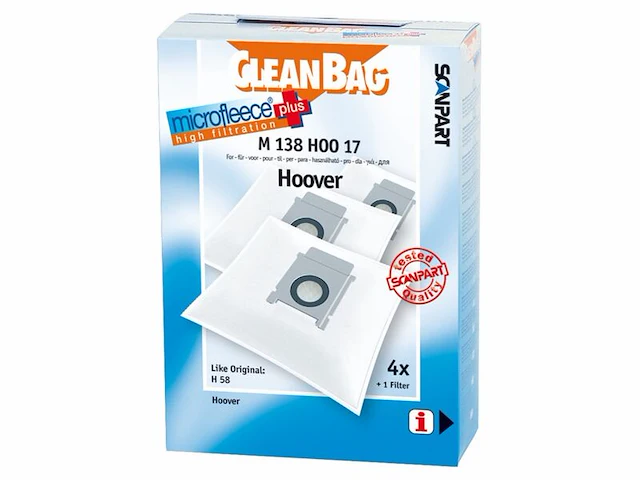 Ca. 16x stofzuigerzakken 4 stuks cleanbag, m138 hoo17 - afbeelding 1 van  2