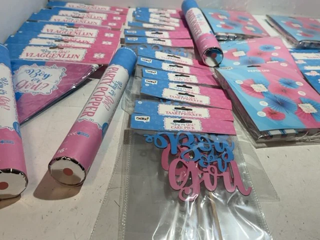 Ca. 32x gender reveal versiering - afbeelding 6 van  6