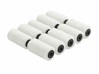Ca. 50x lakroller vacht 5,5 cm kern voor gladde lak, wit