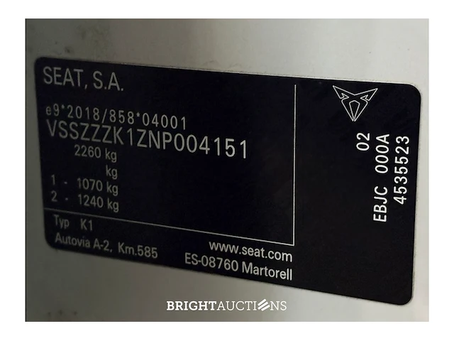 Cupra born copper edition one 62 kwh 2022 (origineel-nl), p-679-xj - afbeelding 32 van  40
