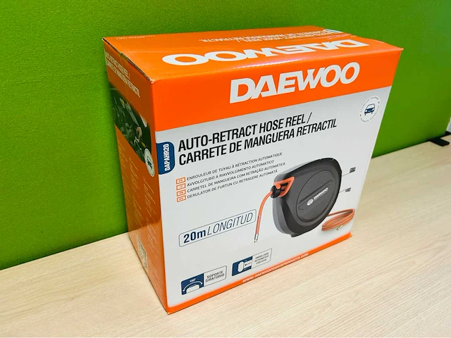 Daewoo - 2025 - dapahr20 - automatisch oprolbare slanghaspel 20m - afbeelding 3 van  11