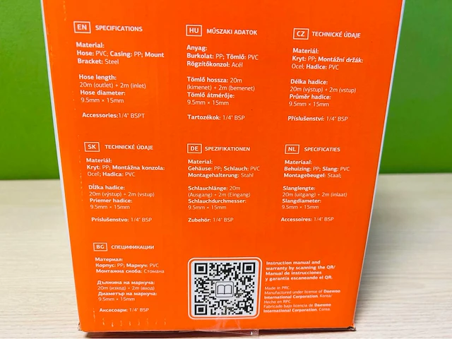 Daewoo - 2025 - dapahr20 - automatisch oprolbare slanghaspel 20m - afbeelding 6 van  11