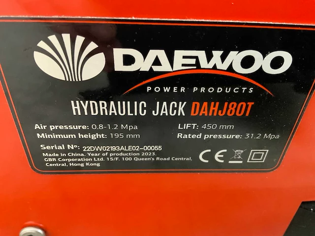 Daewoo - 80t. dahj - garagekrik - afbeelding 9 van  12