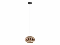 Hanglamp e27 ø 26 cm eglo, dondarrion, zwart