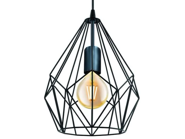 Hanglamp eglo, carlton, zwart - afbeelding 1 van  2