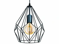 Hanglamp eglo, carlton, zwart