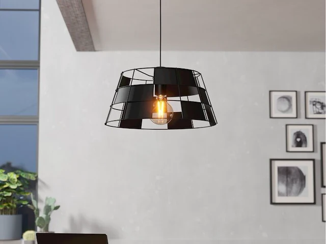 Hanglamp eglo, pontefract (43892), zwart - afbeelding 2 van  4