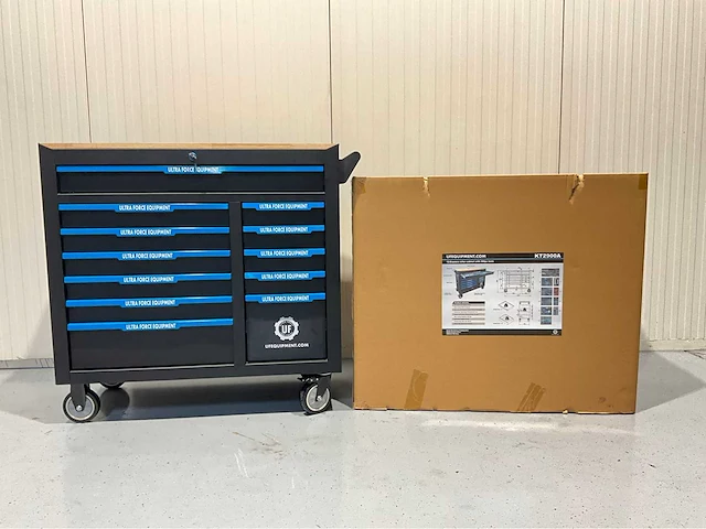 Industriële stofzuiger nat/droog 100l en gereedschapswagen 269 pcs - ultra force equipment - afbeelding 33 van  39
