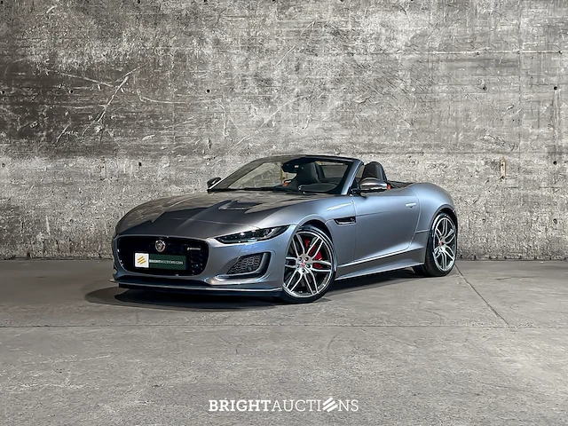 Jaguar f-type p450 v8 awd cabriolet r-dynamic 450pk 2021, jpv-11-p - afbeelding 1 van  79