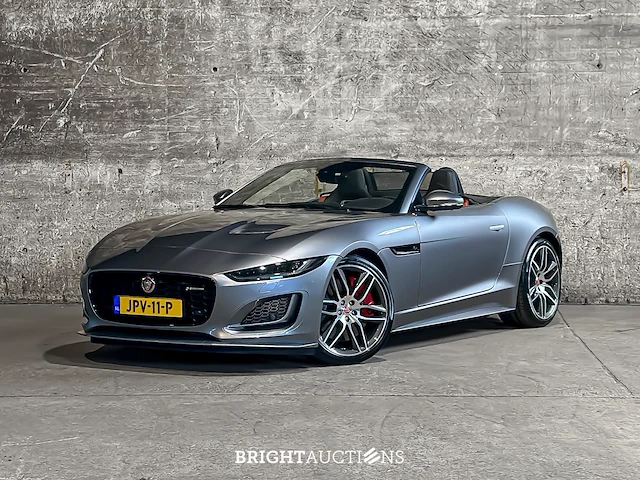 Jaguar f-type p450 v8 awd cabriolet r-dynamic 450pk 2021, jpv-11-p - afbeelding 12 van  79