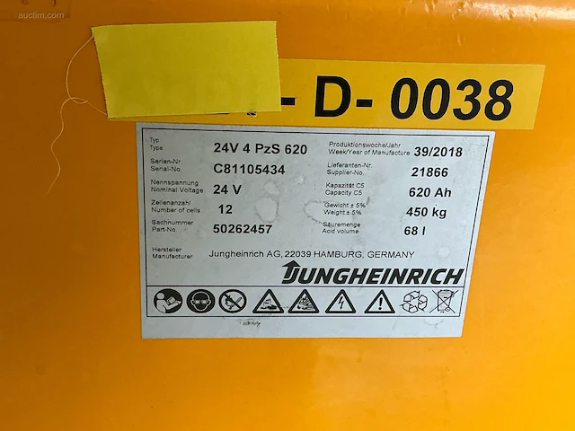 Jungheinrich ezs-350-a-ftf elektrische trekker - afbeelding 2 van  13