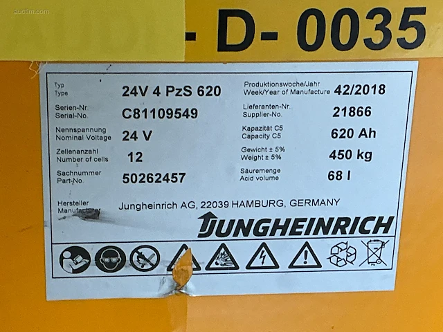 Jungheinrich ezs-350-a-ftf elektrische trekker - afbeelding 2 van  14