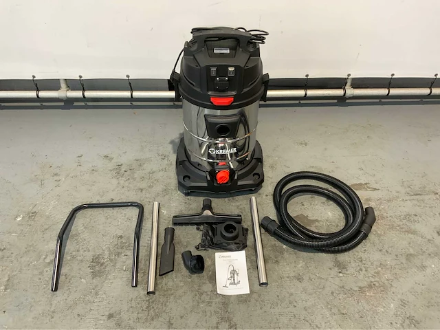 Kremer kr65ls - industriële stofzuiger nat/droog - 2400w - geintegreerd stopcontact - afbeelding 9 van  9