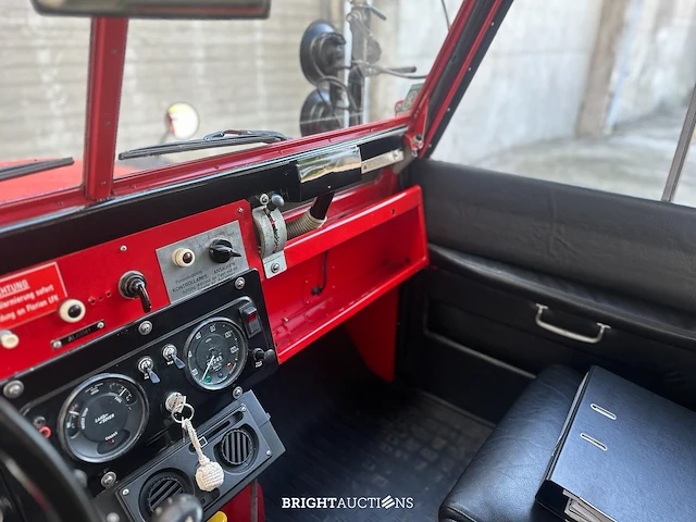 Land rover 109 series ii brandweer 78pk 1969, am-25-29 - afbeelding 18 van  79