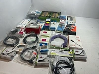 Partij accessoires en kabels black & decker, nedis, scanpart