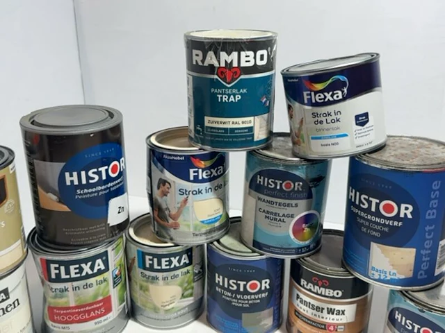 Partij diverse verfblikken - ca. 13 stuks histor, cetabever - afbeelding 3 van  4
