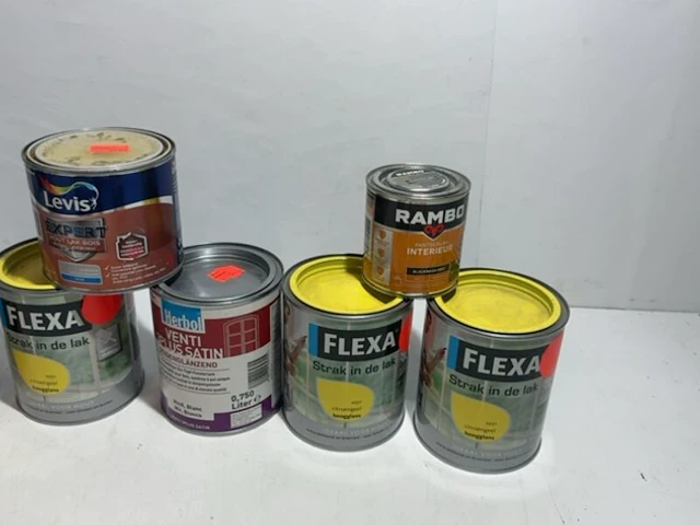 Partij rambo en flexa lakken, 19 stuks - afbeelding 4 van  7