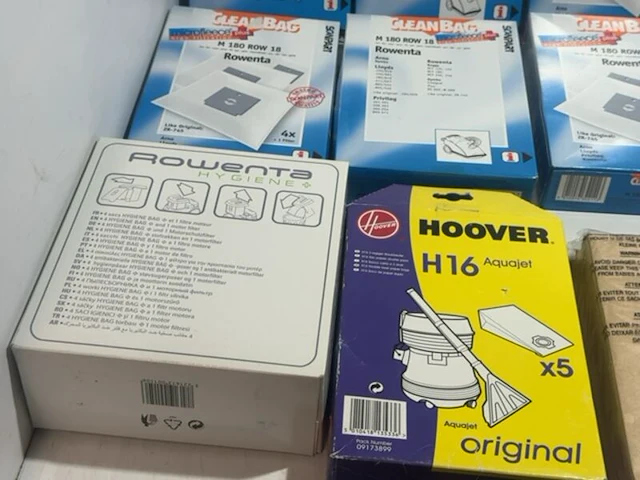 Partij stofzuigerzakken cleanbag, hoover, rowenta - afbeelding 3 van  5