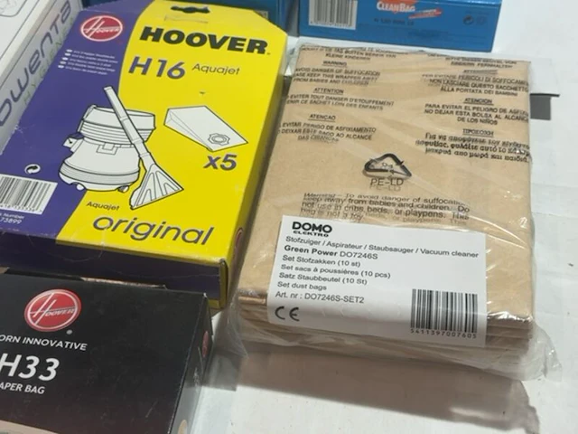 Partij stofzuigerzakken cleanbag, hoover, rowenta - afbeelding 4 van  5