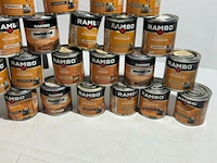 Partij verf en lakken 250ml rambo - afbeelding 5 van  5