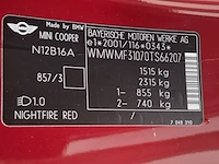Personenauto, mini, mini cooper, 1.6 cooper pepper, 2007 - afbeelding 69 van  86