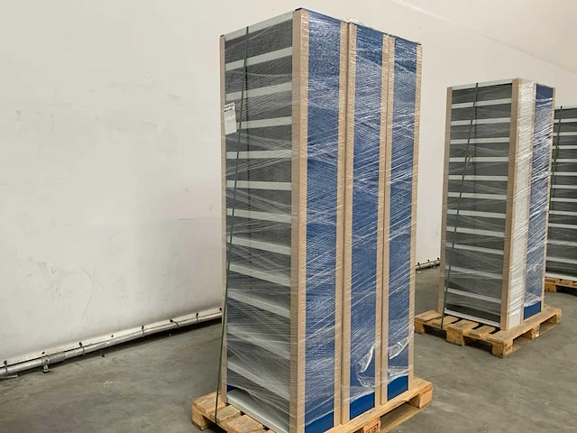 Povag omp-326.01 legbordkast - 12 legborden - 1980x600x300mm blauw/grijs - afbeelding 3 van  3