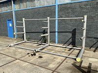 Rvs enkelzijdige draagarmstelling (3x) — foto 2
