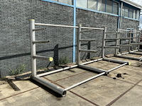 Rvs enkelzijdige draagarmstelling (3x) — foto 4