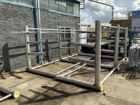 Rvs enkelzijdige draagarmstelling (3x) — foto 5