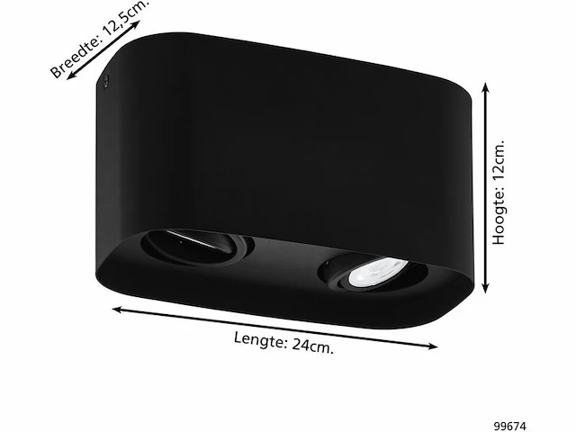 Smart plafondlamp eglo, caminales, zwart - afbeelding 4 van  4