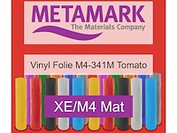 Snijfolie 50m x 61cm metamark, xe/m4 mat, m4-341m tomato