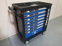 Ultra force equipment gereedschapswagen 7 laden 260 pcs gereedschap - 2 sleutels - afbeelding 11 van  18