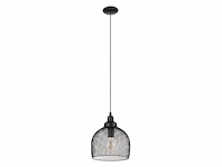 Vintage hanglamp eglo, straiton, zwart - afbeelding 1 van  3