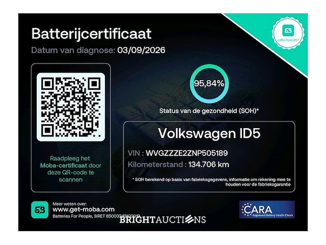 Volkswagen id.5 pro 77 kwh 2022 (origineel-nl), r-750-gk - afbeelding 35 van  37