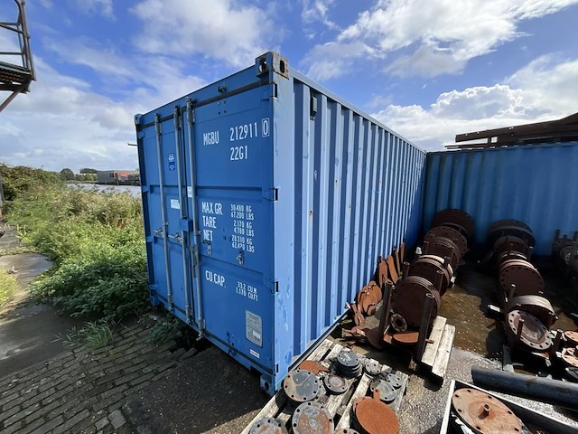 Werkplaats container (met inhoud) — foto 1